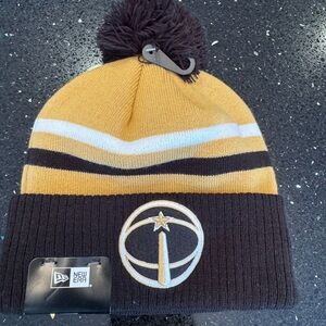 NWT - Washington Wizards New Era Black and Gold Beanie